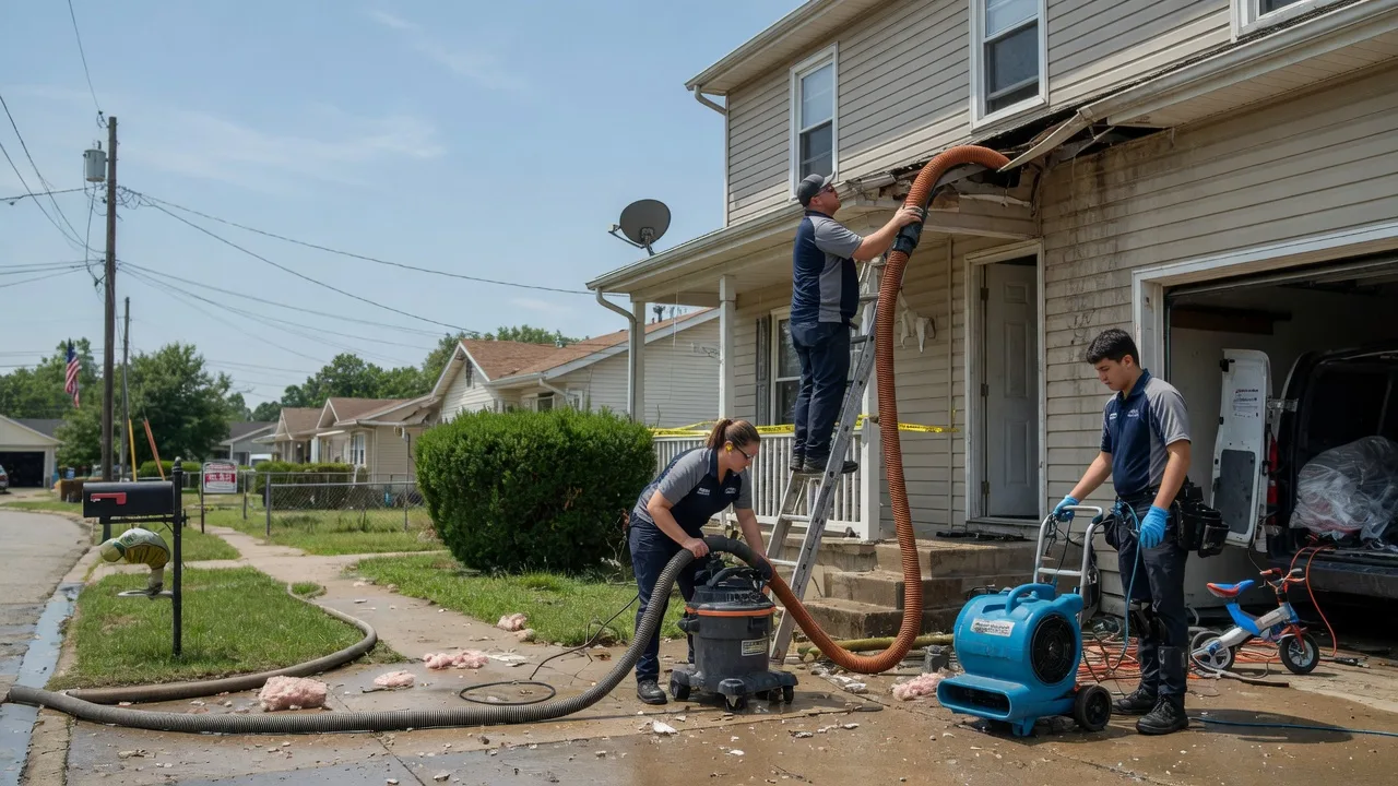Water Damage Restoration in New Berlinville, PA near me